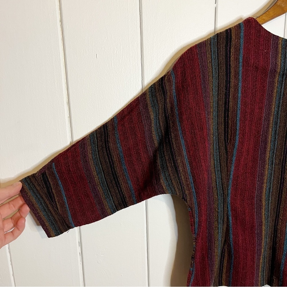 Vintage Encore Wool Blend Striped Top and Skirt Set. - Picture 5 of 13